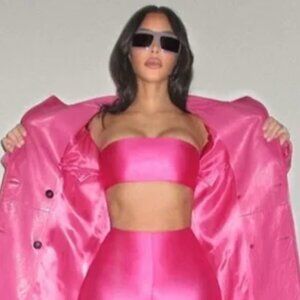 SKIMS SHINE SPANDEX JERSEY BANDEAU